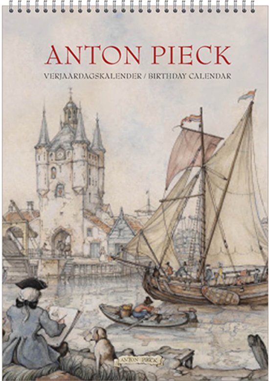 Verjaardagskalender - Anton Pieck 'Zicht op de Haven'