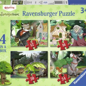 Ravensburger Efteling 4in1box puzzel - 12+16+20+24 stukjes - kinderpuzzel