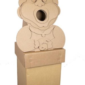 KarTent - Kartonnen Efteling Prullenbak - Holle Bolle Gijs - Holle Bolle Gijs 60L - Duurzaam Karton