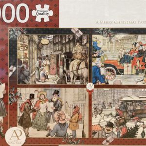 Jumbo Premium Collectie Puzzel Anton Pieck Vrolijk Kerstfeest - 1000 Stukjes
