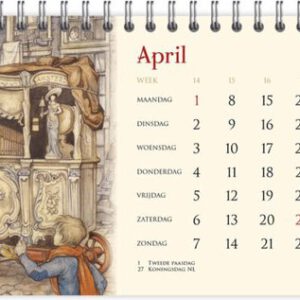 Anton Pieck Desk Kalender 2024