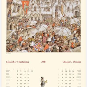 Anton Pieck Kalender 2024 Groot Keuken