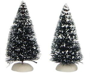 Luville - Bristle tree mini 4 pieces - Kersthuisjes & Kerstdorpen