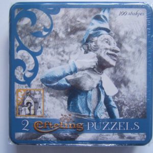Efteling puzzels 2x 100 stukjes in luxe opbergblik