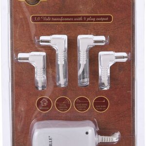 LuVille Kerstdorp Switch Adapter met 4 Plugs - 3 Volt